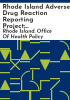 Rhode_Island_adverse_drug_reaction_reporting_project